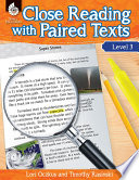 Close Reading With Paired Texts Level 3 Engaging Lessons To Improve Comprehension 1st Edition Lori Oczkus