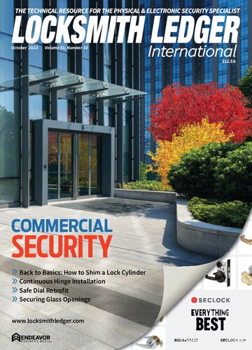 Locksmith Ledger October 2023 10th Edition Locksmith Ledger