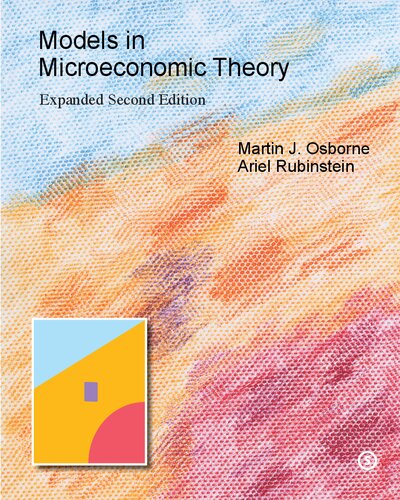 Models In Microeconomic Theory She Edition 2nd Expanded Second Ed Martin J Osborne
