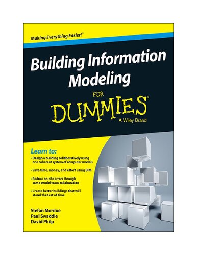 Building Information Modeling For Dummies 1st S Mordue P Swaddle