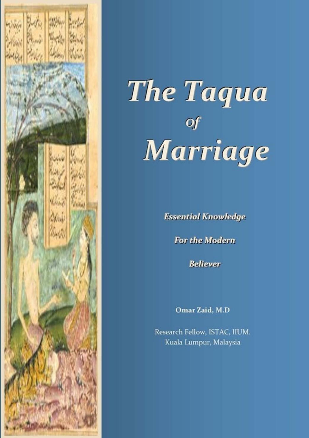 Taqua Of Marriage Zaid Omar