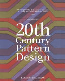 20th Century Pattern Design Textile Wallpaper Pioneers 2nd Edition Lesley Jackson