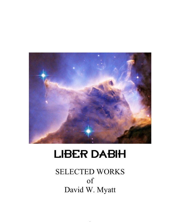 Liber Dabih David Myatt
