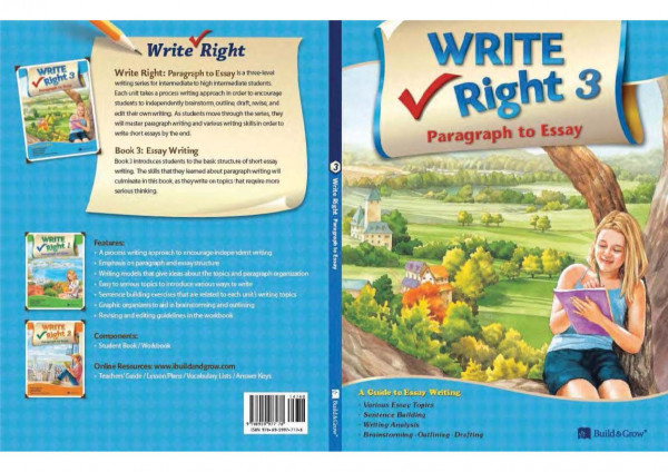 Write Right 3 Paragraph To Essay Book 3 Essay Writing Jia K Johnson