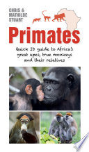 Primates Quick Id Guide To Africas Great Apes True Monkeys And Their Relatives Chris Stuart