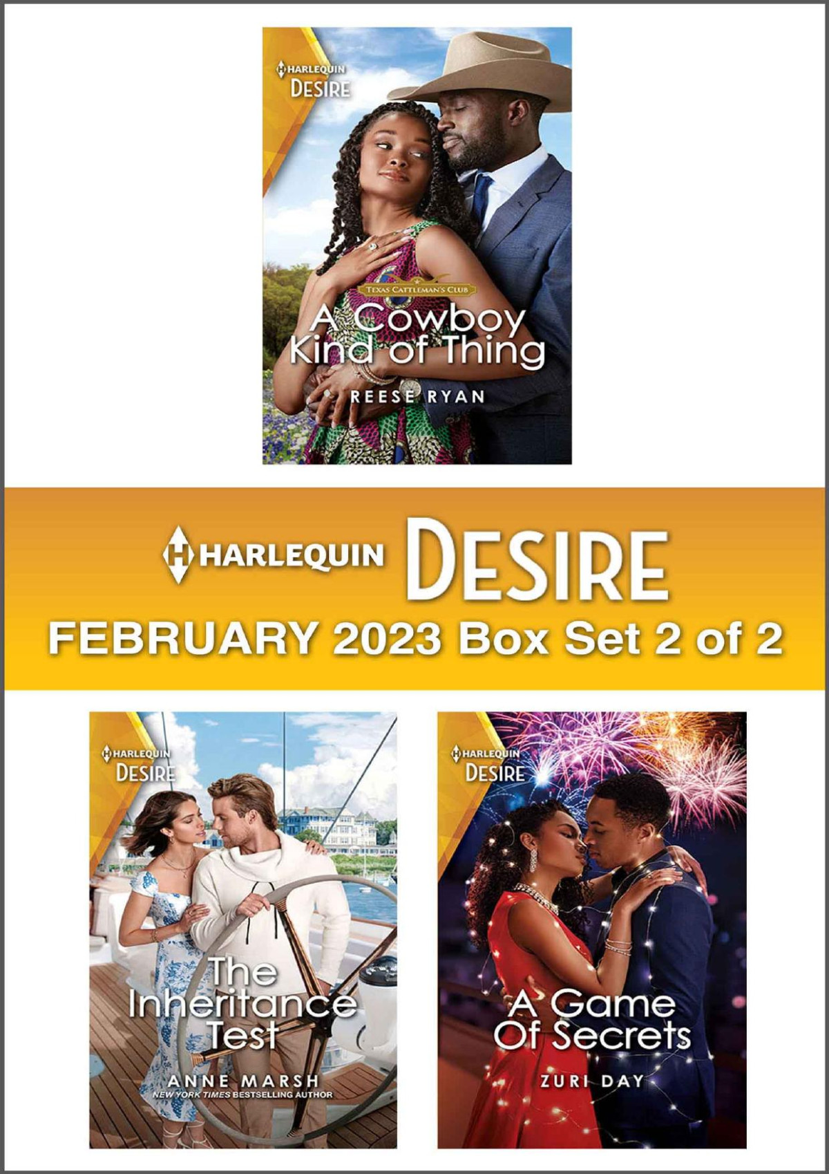 Harlequin Desire February 2023box Set 2 Of 2 Reese Ryan