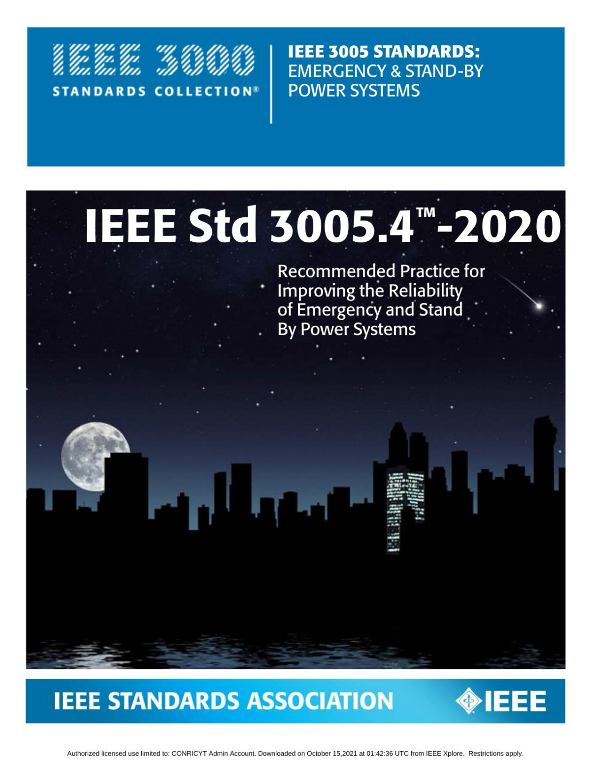 Ieee Std 300542020 Ieee Recommended Practice For Improving The Reliability Of Emergency And Stand By Power Systems Ieee