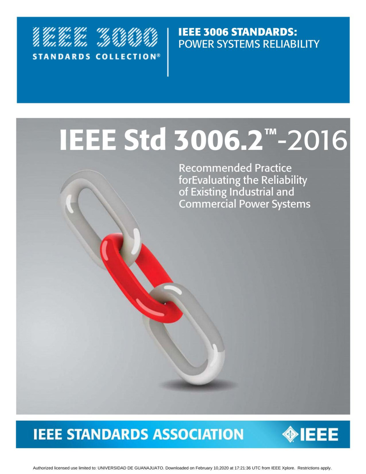 Ieee 30062 2016 Recommended Practice For Evaluating The Reliability Of Existing Industrial And Commercial Power Systems Ieee