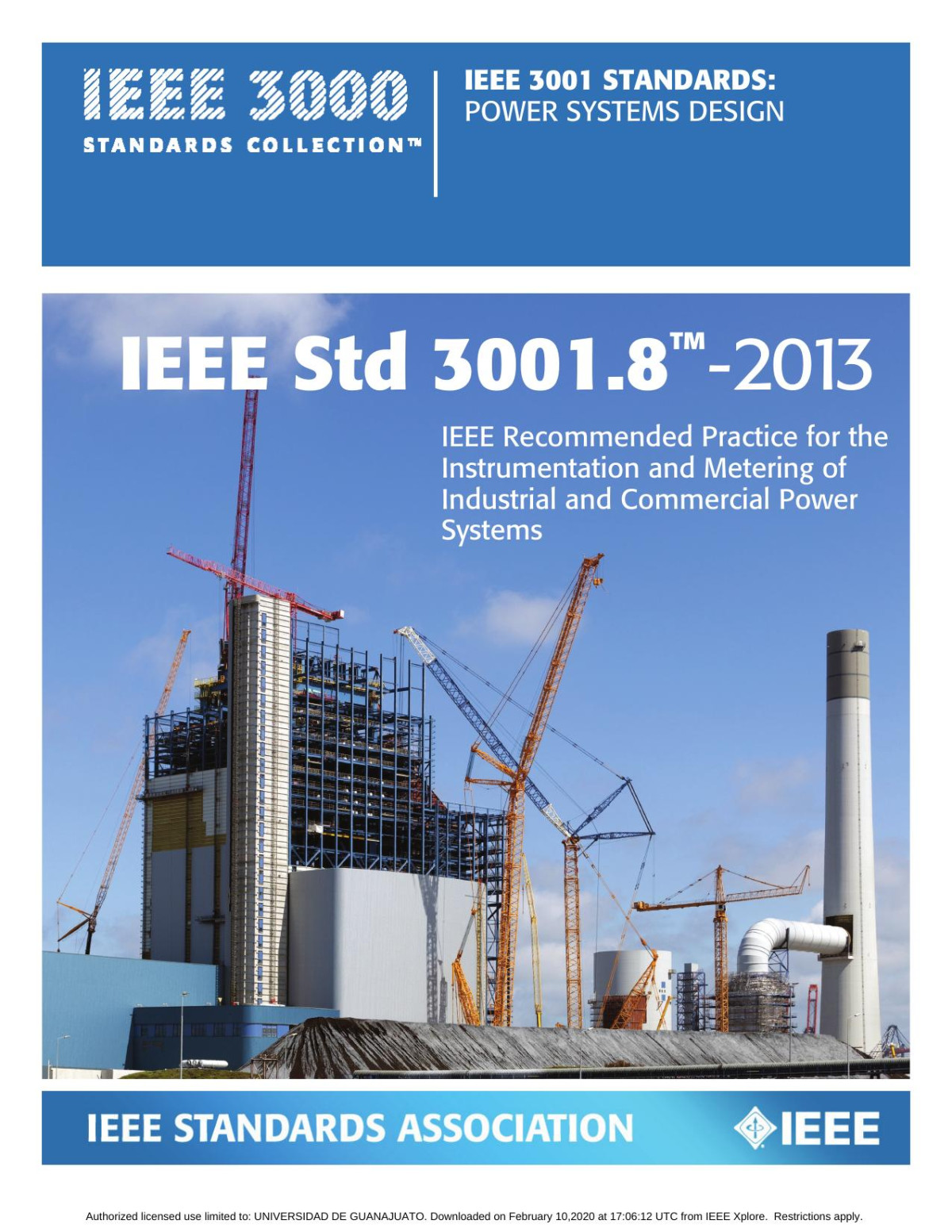 Ieee 30018 2013 Recommended Practice For The Instrumentation And Metering Of Industrial And Commercial Power Systems Ieee