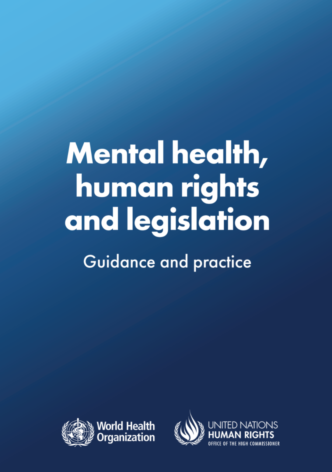 Mental Health Human Rights And Legislation Guidance And Practice Who