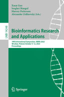 Bioinformatics Research And Applications 19th International Symposium Isbra 2023 Wrocaw Poland October 912 2023 Proceedings Xuan Guo