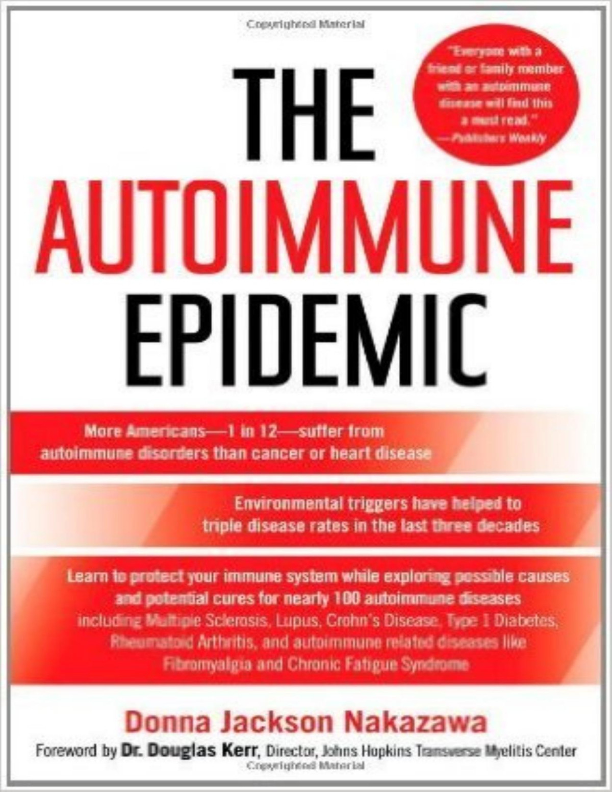 The Autoimmune Epidemic Donna Jackson Nakazawa