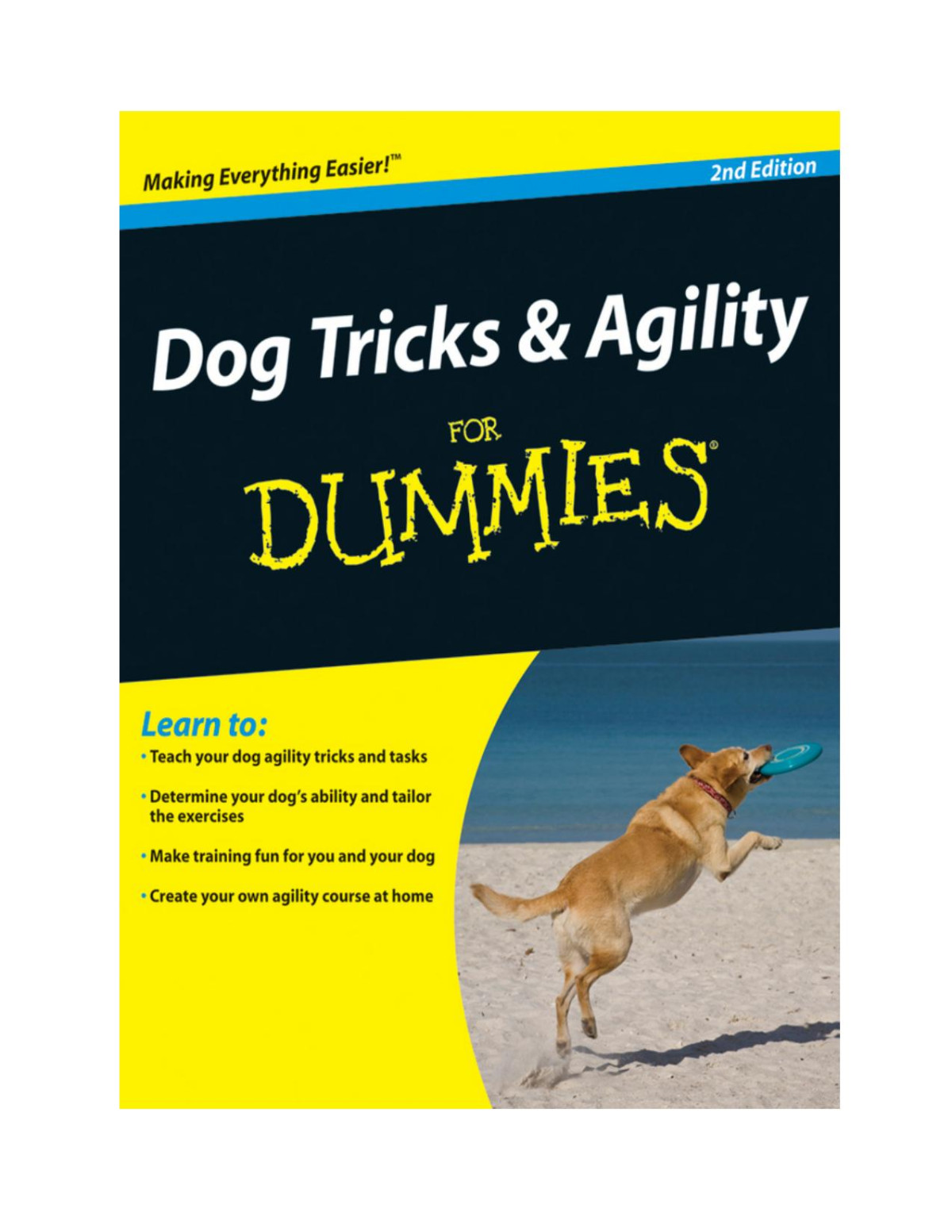 Dog Tricks And Agility For Dummies 2nd Sarah Hodgson