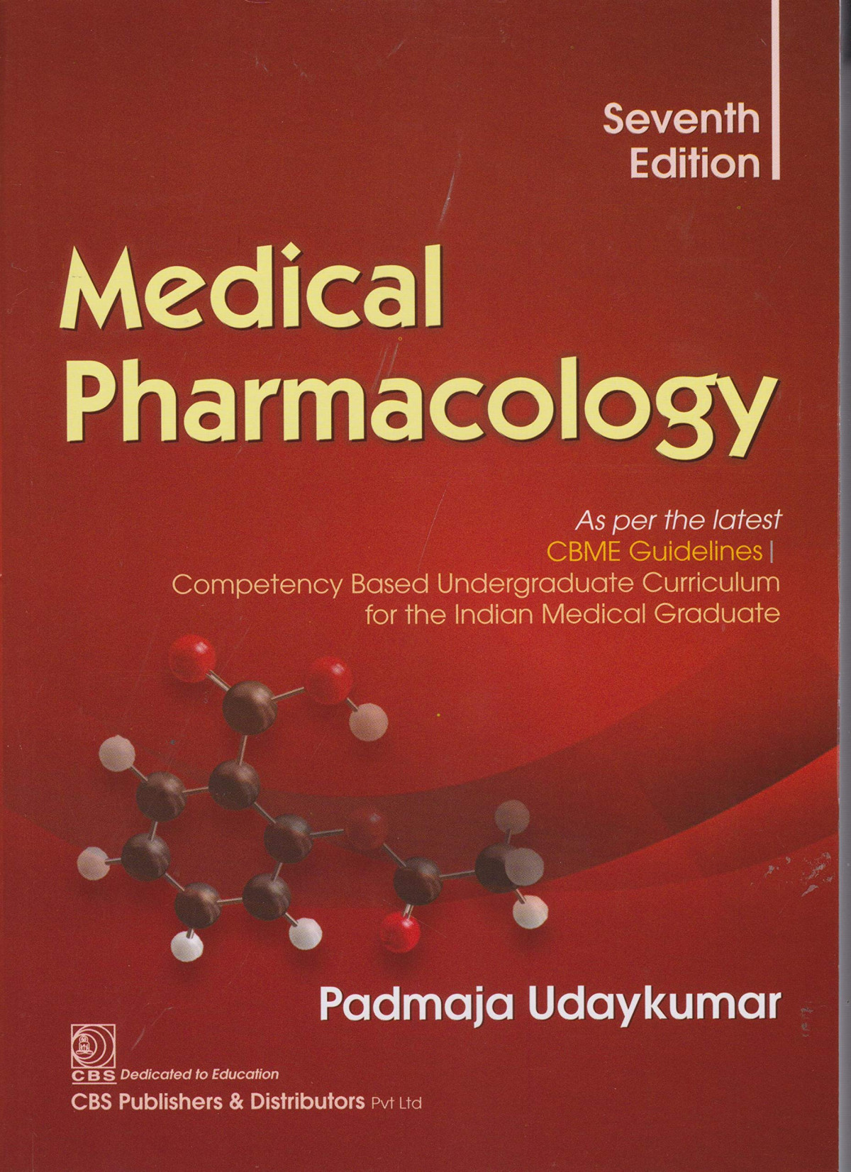 Medical Pharmacology 7ed Pb 2021 7th Edition Padmaja Udaykumar