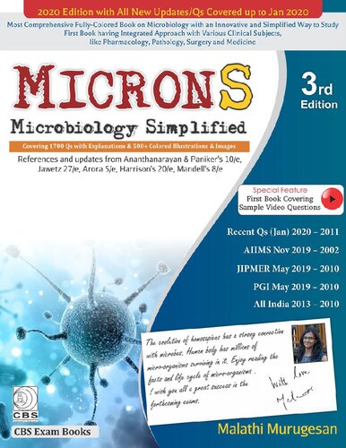 Microns Microbiology Simplified 3rd Edition Malathi Murugesan