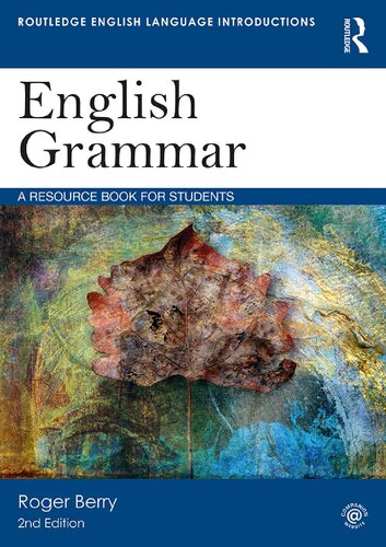 English Grammar A Resource Book For Students 2nd Edition Roger Berry