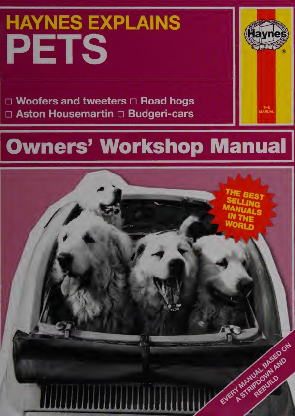 Haynes Explains Pets Boris Starling