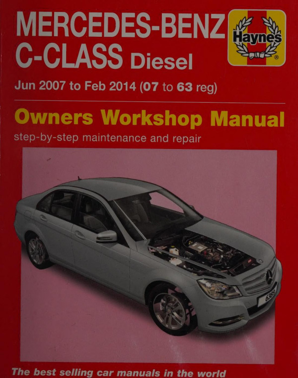 Haynes Mercedesbenz Cclass Diesel Owners Workshop Manual Martynn Randall