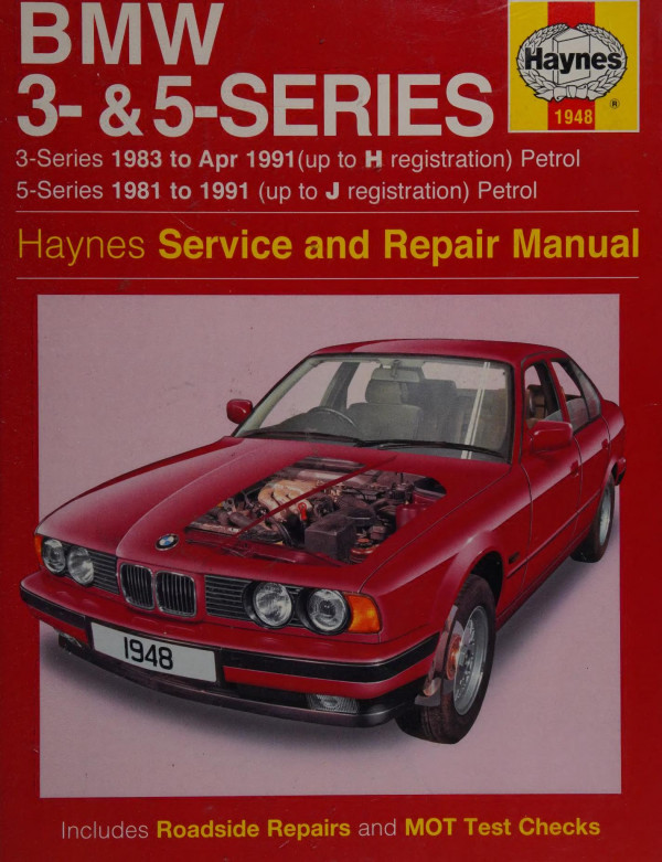 Haynes Bmw 3 5series Service And Repair Manual A K Legg