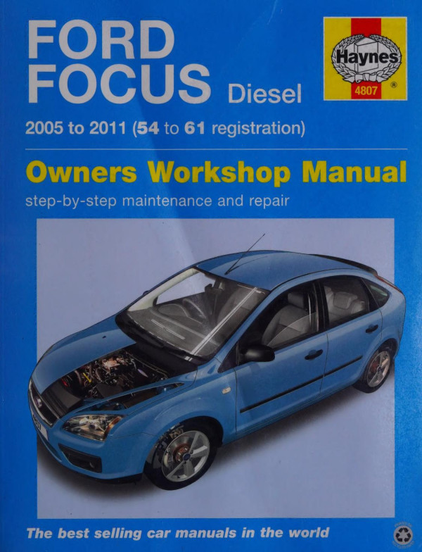 Haynes Ford Focus Diesel Owners Workshop Manual Martynn Randall