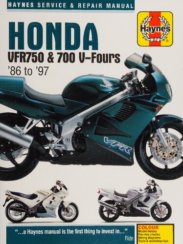Haynes Honda Vfr750 700 Vfours Service And Repair Manual Jeremy Churchill