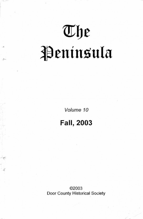 The Peninsula Vol 10 Fall 2003