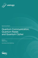 Quantum Communication Quantum Radar And Quantum Cipher Osamu Hirota