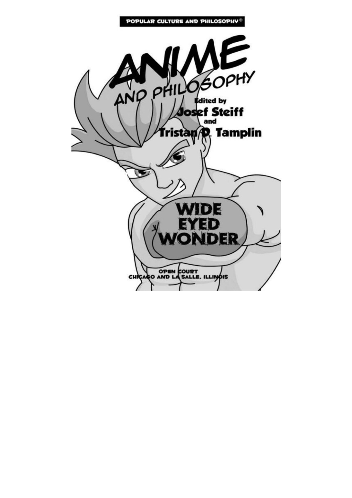 Anime And Philosophy Steiff Josef Tamplin Tristan