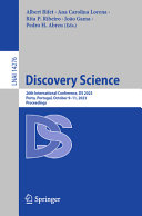Discovery Science 26th International Conference Ds 2023 Porto Portugal October 911 2023 Proceedings Albert Bifet