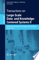 Transactions On Largescale Data And Knowledgecentered Systems Ii Author