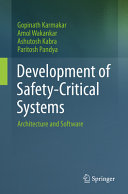 Development Of Safetycritical Systems Architecture And Software Gopinath Karmakar