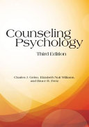 Counseling Psychology 1st Edition Charles J Gelso Elizabeth Nutt Williams
