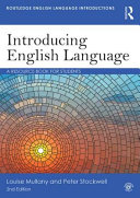 Introducing English Language A Resource Book For Students 2nd Edition Louise Mullany