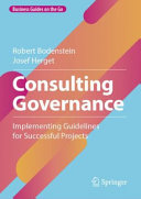 Consulting Governance Implementing Guidelines For Successful Projects Robert Bodenstein