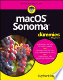 Macos Sonoma For Dummies 1st Guy Hartdavis