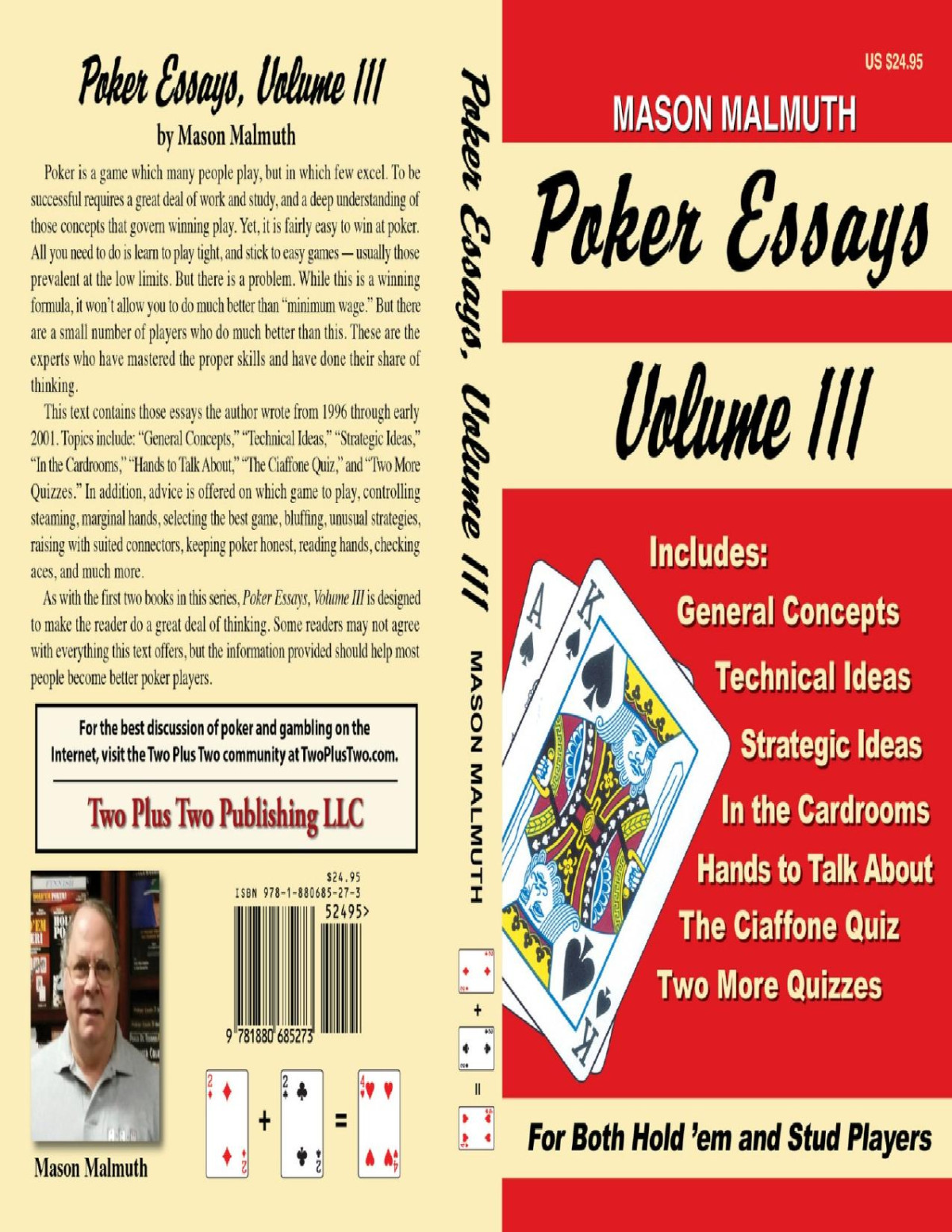 Poker Essays Volume Iii Mason Malmuth
