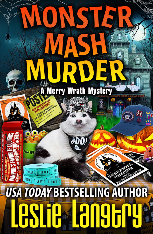 Monster Mash Murder Merry Wrath Cozy Mystery Kindle Leslie Langtry Et El