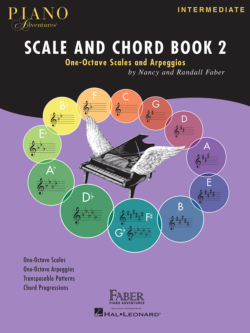 Scale And Chord Book 2 Piano Adventures Nancy And Randall Faber