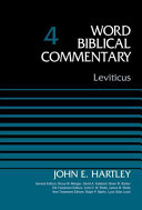 Leviticus Volume 4 John Hartley