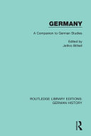 Germany A Companion To German Studies Jethro Bithell