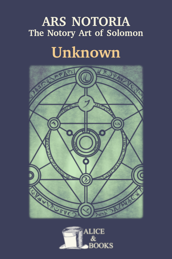 Ars Notoria Unkown