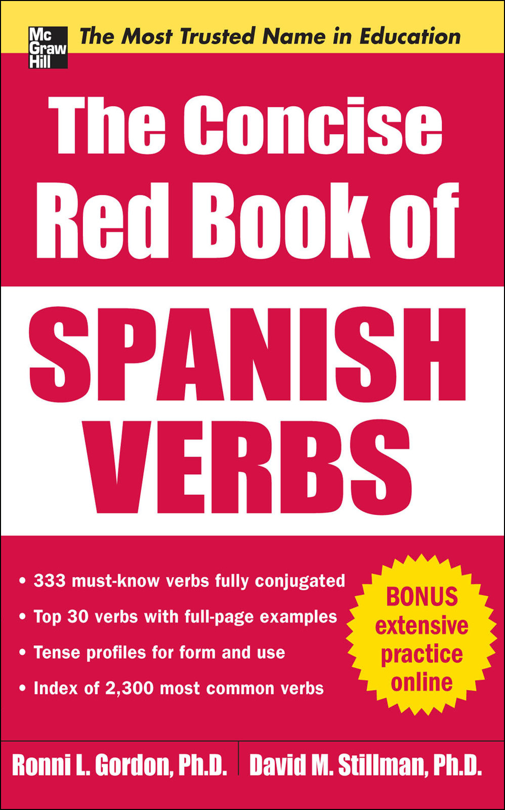 The Concise Red Book Of Spanish Verbs Ronni L Gordon David M Stillman
