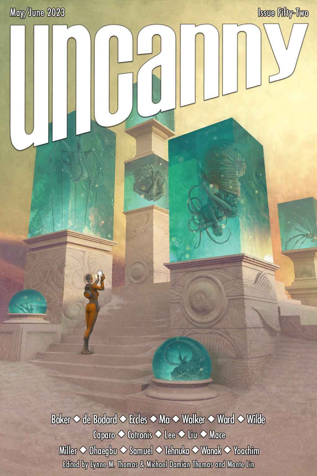 Uncanny Magazine 52 Aliette De Bodard Fran Wilde Kylie Lee Baker Lindsey Godfrey Eccles Ewen Ma Theodora Ward Ks Walker Chimedum Ohaegbu Et El