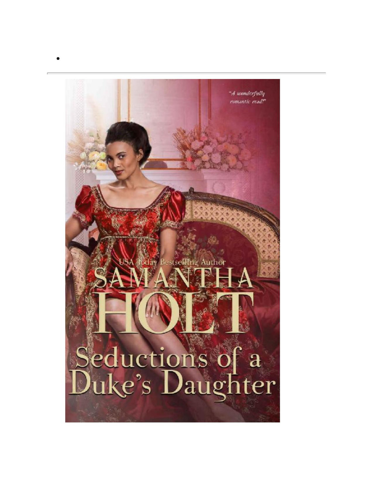 Seductions Of A Dukes Daughter The Duchesss Investigative Society Book 4 Samantha Holt