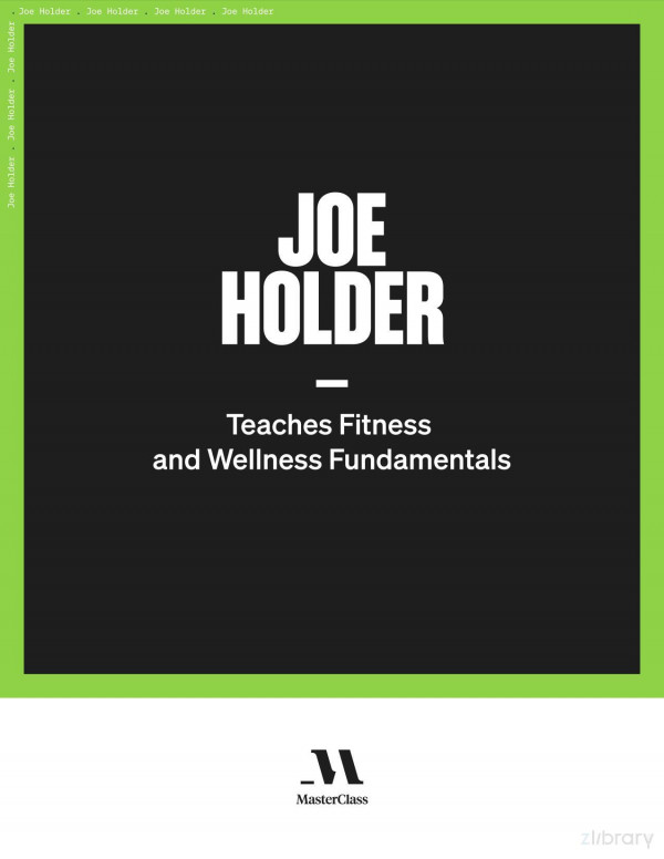 Joe Holder Teaches Fitness And Wellness Joe Holder