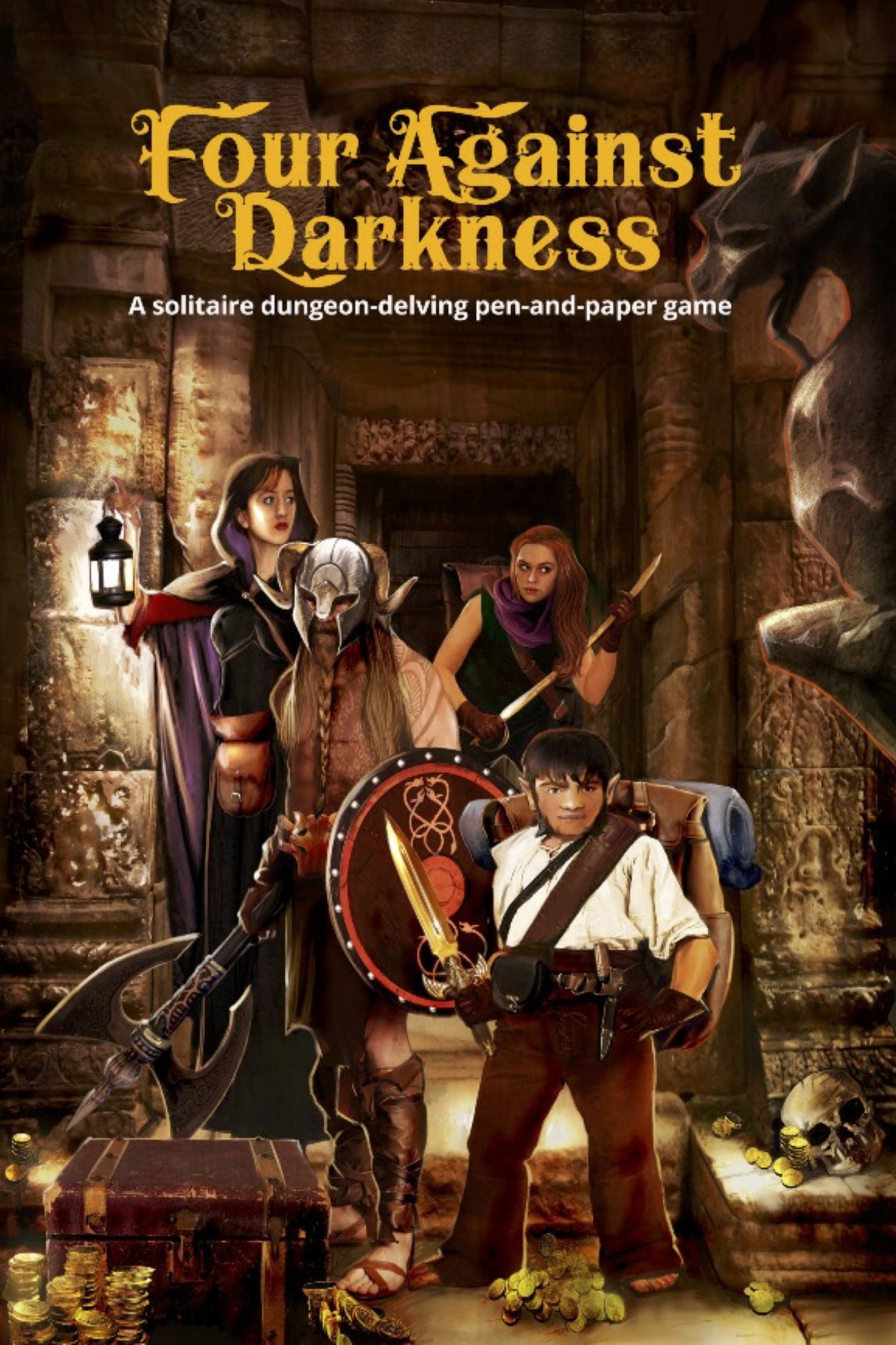 Four Against Darkness A Solitaire Dungeondelving Penandpaper Game Andrea Sfiligoi