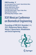 Xlvi Mexican Conference On Biomedical Engineering Proceedings Of Cnib 2023 Volume 2 Jos De Jess Agustn Flores Cuautle