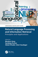 Natural Language Processing And Information Retrieval Principles And Applications Muskan Garg