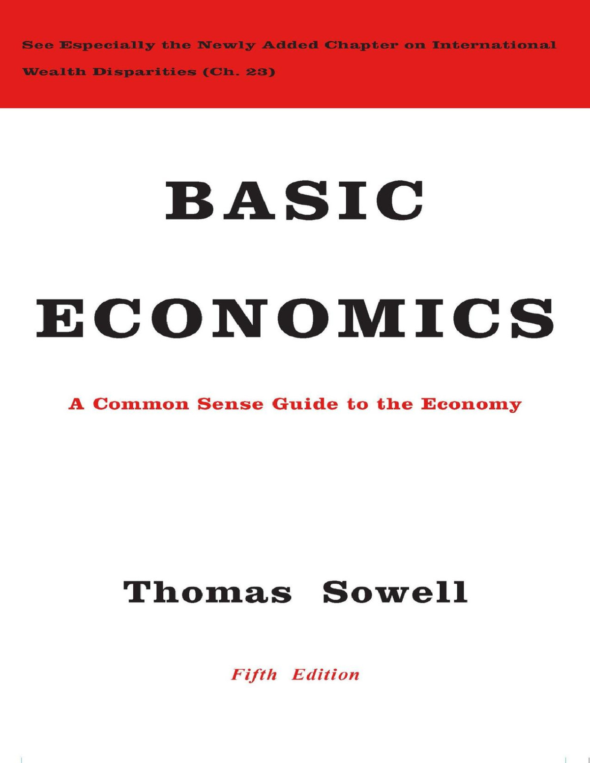 Basic Economics Sowell Thomas