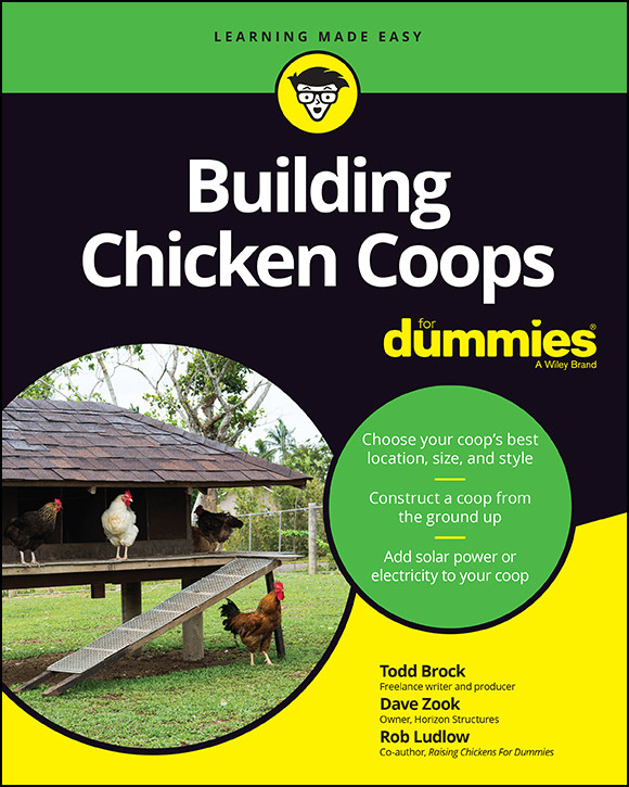 Building Chicken Coops For Dummies 1st Todd Brock Dave Zook Rob Ludlow